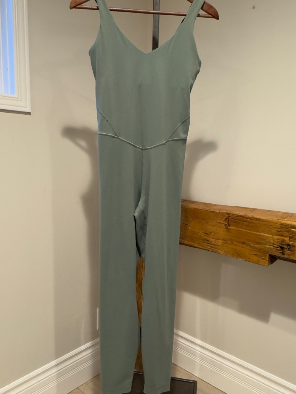 Lululemon Align Bodysuit Jumpsuit Sage Green – Size 6 💚